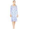 thumbnail image 1 of JEFFRICO Womens Long Sleeve Cotton Blend Nightgowns Pintucked Sleepwear Soft Pajama Dress Nightshirts, 1 of 5
