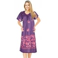 thumbnail image 1 of JEFFRICO Womens Nightgowns Muumuu Lounger House Dress Sleepwear Silky Soft Pajama Dress Nightshirts, 1 of 5