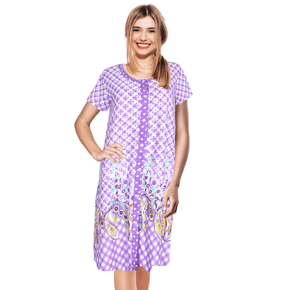 JEFFRICO Womens Nightgowns Sleepwear Soft Pajama Dress Nightshirts Plus Size