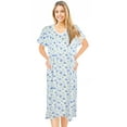 thumbnail image 1 of JEFFRICO Womens Nightgowns Sleepwear Soft Pajama Dress Nightshirts Plus Size, 1 of 5