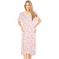thumbnail image 1 of JEFFRICO Womens Nightgowns Sleepwear Soft Pajama Dress Nightshirts Plus Size, 1 of 5