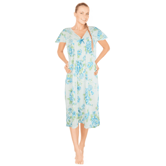 JEFFRICO Womens Nightgowns Sleepwear Soft Pajama Dress Nightshirts Plus Size