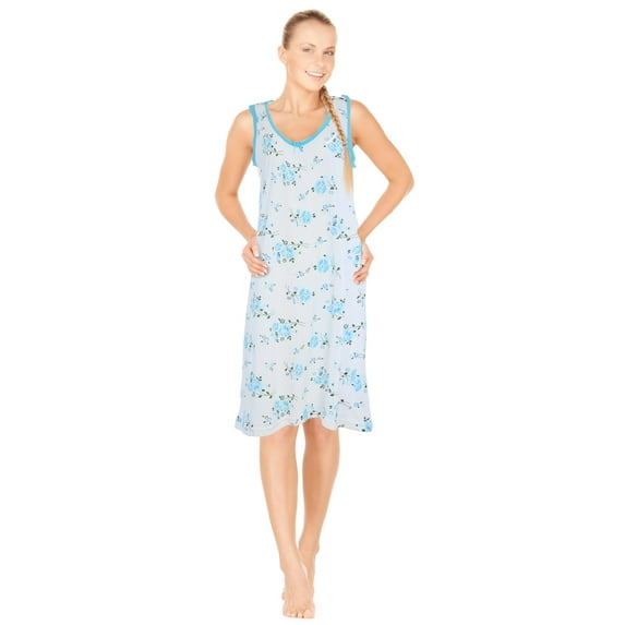 JEFFRICO Womens Nightgowns Sleepwear Soft Pajama Dress Nightshirts Plus Size