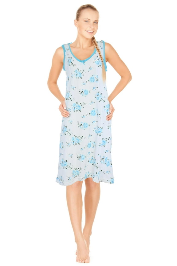 Womens Nightgowns Sleepwear Soft Pajama Dress Nightshirts Plus Size