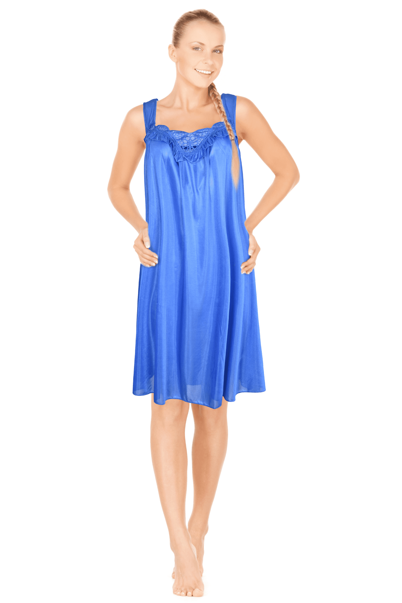 JEFFRICO Womens Nightgowns Sleepwear Soft Pajama Dress Nightshirts Plus