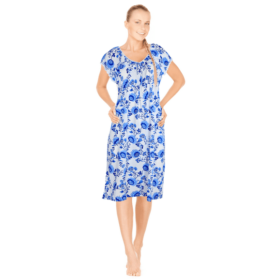 JEFFRICO Womens Nightgowns Sleepwear Soft Pajama Dress Nightshirts Plus Size