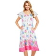thumbnail image 1 of JEFFRICO Womens Nightgowns Sleepwear Soft Pajama Dress Nightshirts Plus Size, 1 of 5