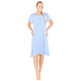 thumbnail image 1 of JEFFRICO Womens Nightgowns Sleepwear Soft Pajama Dress Nightshirts Plus Size, 1 of 4