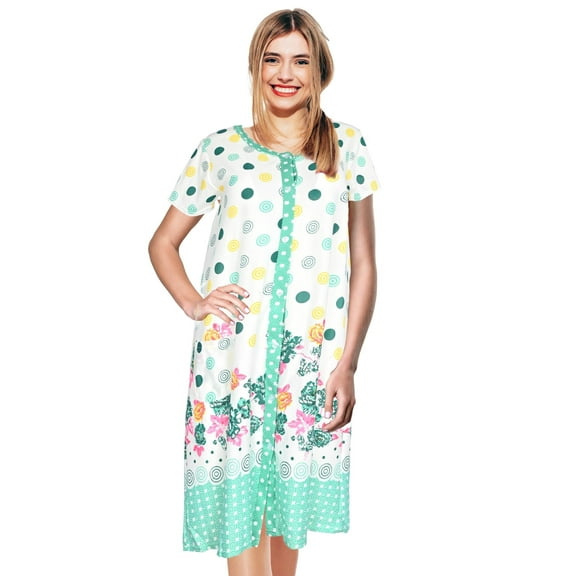 JEFFRICO Womens Nightgowns Sleepwear Soft Pajama Dress Nightshirts