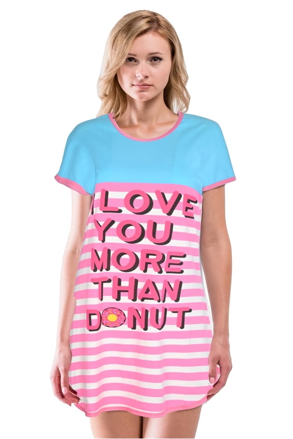 Womens Nightgowns Sleepwear Soft Pajama Dress Nightshirts