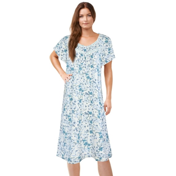 JEFFRICO Womens Nightgowns Sleepwear Soft Pajama Dress Nightshirts
