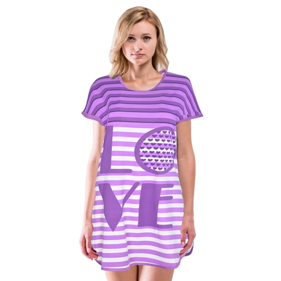 JEFFRICO Womens Nightgowns Sleepwear Soft Pajama Dress Nightshirts