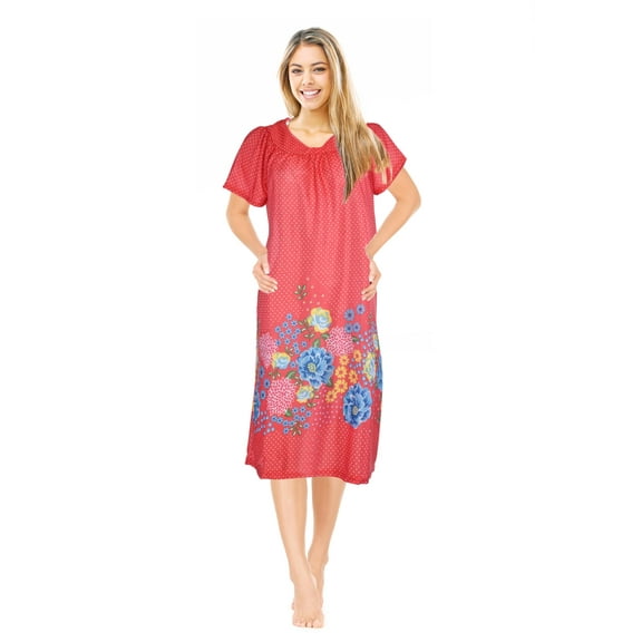 JEFFRICO Womens Nightgowns Sleepwear Soft Pajama Dress Nightshirts