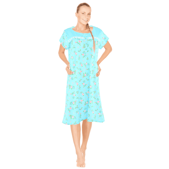 JEFFRICO Womens Nightgowns Sleepwear Soft Pajama Dress Nightshirts