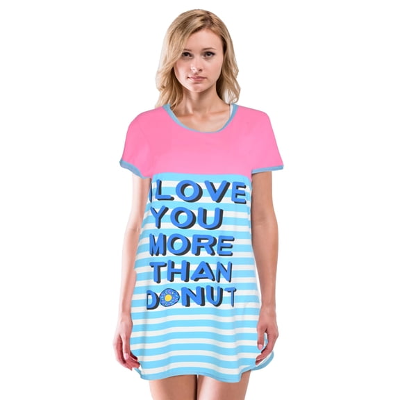 JEFFRICO Womens Nightgowns Sleepwear Soft Pajama Dress Nightshirts