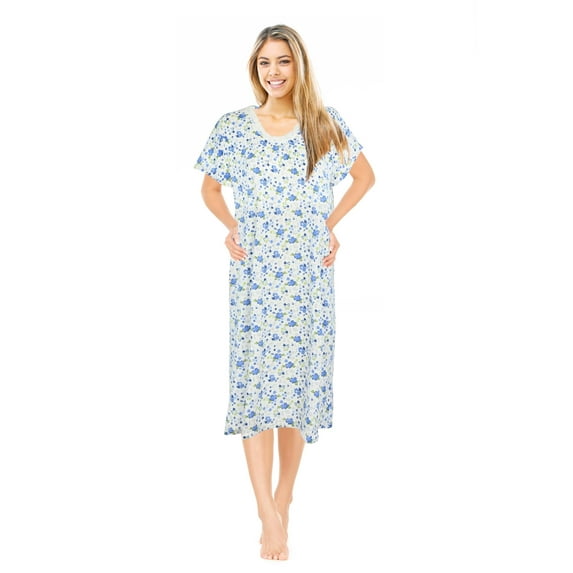 JEFFRICO Womens Nightgowns Sleepwear Soft Pajama Dress Nightshirts