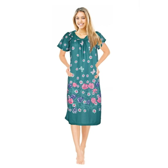 JEFFRICO Womens Nightgowns Sleepwear Soft Pajama Dress Nightshirts