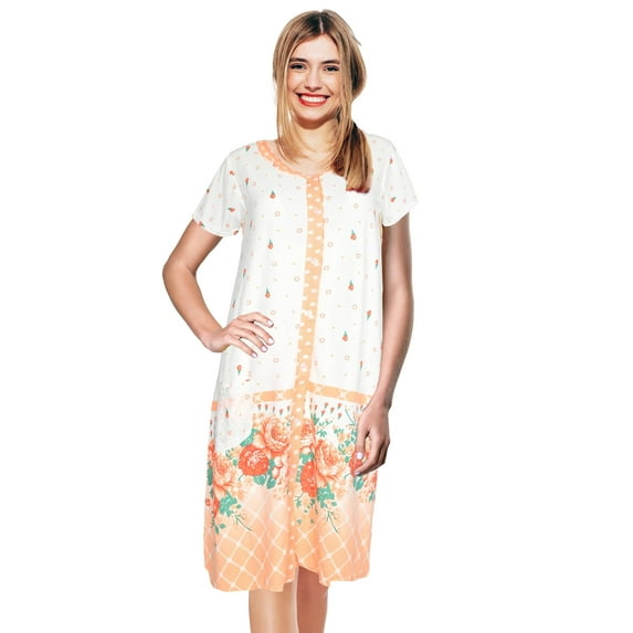 JEFFRICO Womens Nightgowns Sleepwear Soft Pajama Dress Nightshirts