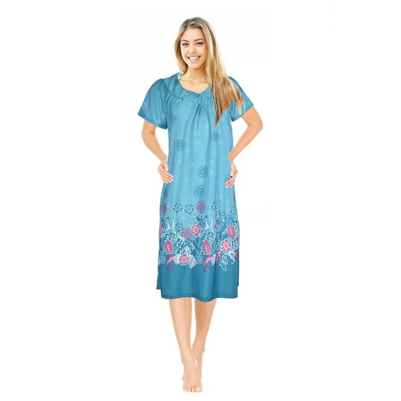 JEFFRICO Womens Nightgowns Sleepwear Soft Pajama Dress Nightshirts
