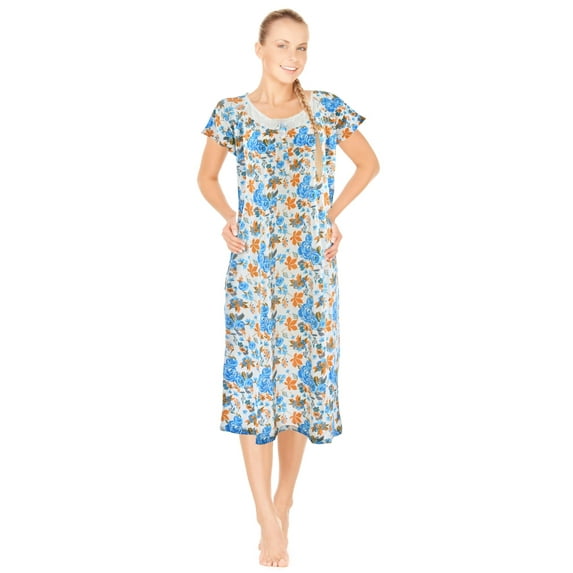 JEFFRICO Womens Nightgowns Sleepwear Soft Pajama Dress Nightshirts