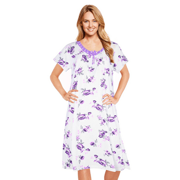 JEFFRICO Womens Nightgowns Sleepwear Soft Pajama Dress Nightshirts