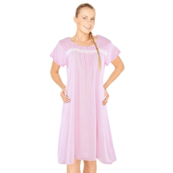 JEFFRICO Womens Nightgowns Sleepwear Soft Pajama Dress Nightshirts