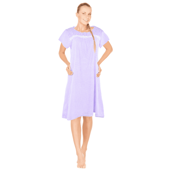 JEFFRICO Womens Nightgowns Sleepwear Soft Pajama Dress Nightshirts