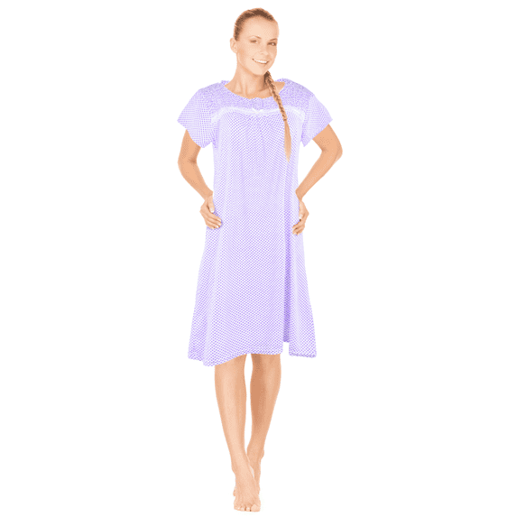 JEFFRICO Womens Nightgowns Sleepwear Soft Pajama Dress Nightshirts