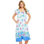 JEFFRICO Womens Nightgowns Sleepwear Soft Pajama Dress Nightshirts