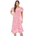 thumbnail image 1 of JEFFRICO Womens Nightgowns Sleepwear Soft Pajama Dress Nightshirts, 1 of 5