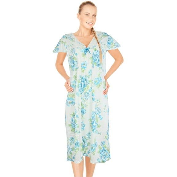 JEFFRICO Womens Nightgowns Sleepwear Soft Pajama Dress Nightshirts