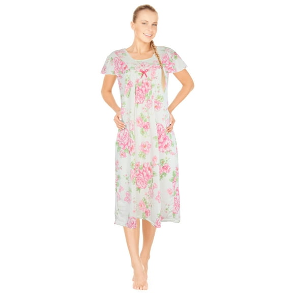 JEFFRICO Womens Nightgowns Sleepwear Soft Pajama Dress Nightshirts