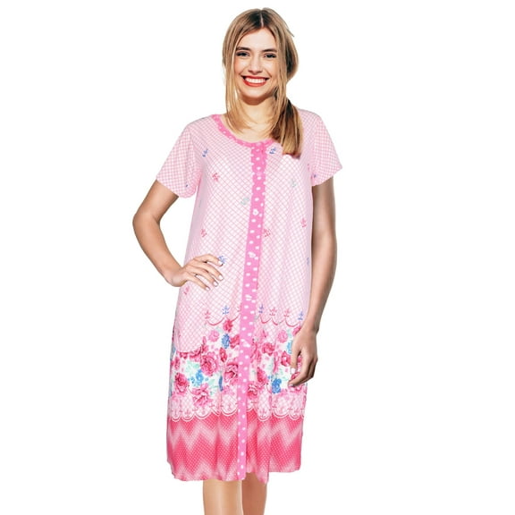 JEFFRICO Womens Nightgowns Sleepwear Soft Pajama Dress Nightshirts