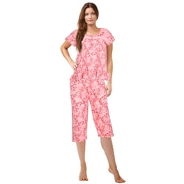 JEFFRICO Womens Capri Set Sleepwear Soft Pajamas Sleep Nightshirts Walmart