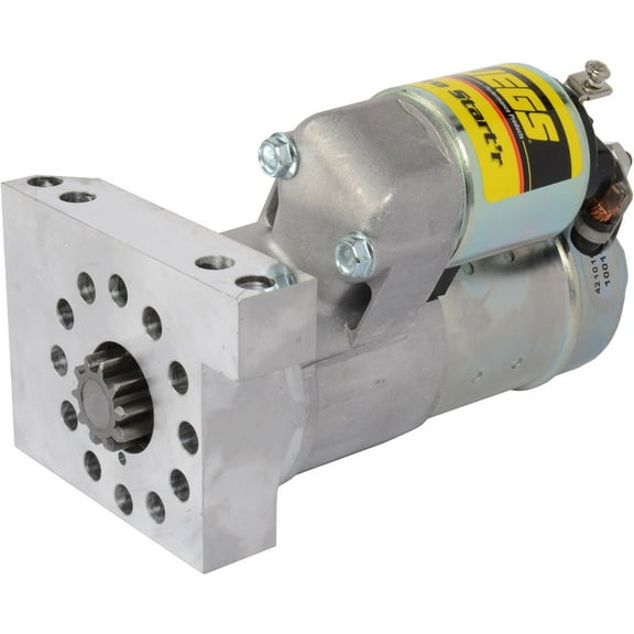 JEGS 10011 Mini Starter Small Block/Big Block Chevy 153/168-Tooth Straight Mount