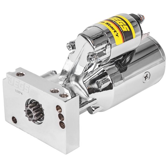 JEGS 10024 Mini Starter Small Block/Big Block Chevy 153/168-tooth Straight Mount