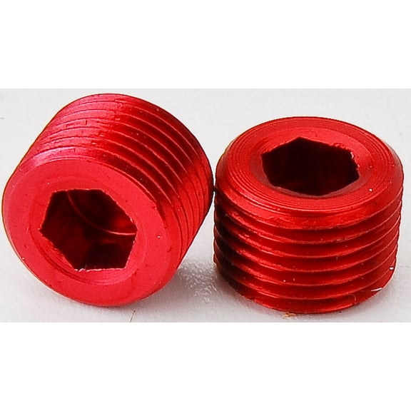 JEGS Aluminum Pipe Plugs 1/8 in. NPT