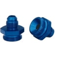 thumbnail image 1 of JEGS 100500 Carburetor Fuel Inlet AN Fittings Blue -6 AN to 7/8 in.-20 Includes, 1 of 2