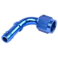 thumbnail image 1 of JEGS AN to 90-Degree Hose Barb  Adapter Fitting [-6 AN Female to 3/8 in. I.D. Hose, Blue], 1 of 6