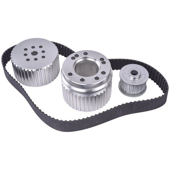 JEGS Gilmer Drive Pulley Kit for Small Block Chevy with Long Water Pump