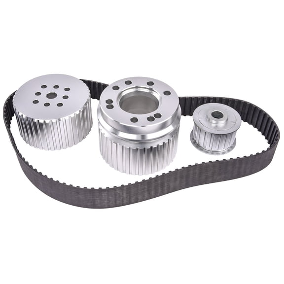 JEGS Gilmer Drive Pulley Kit for Small Block Ford 289, 302, 351 Windsor