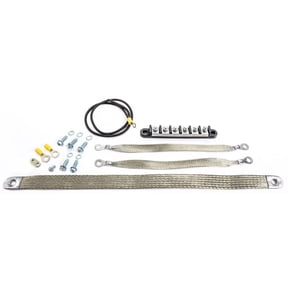 JEGS 10208 Grounding Kit Includes: (1) Terminal Strip & Bus Bar 6-Pin (1) Ground