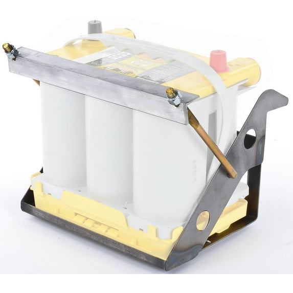 JEGS 10220 Weld-In Battery Box 9.5 in. Wide (inside to inside) Fits Group 22 Bat