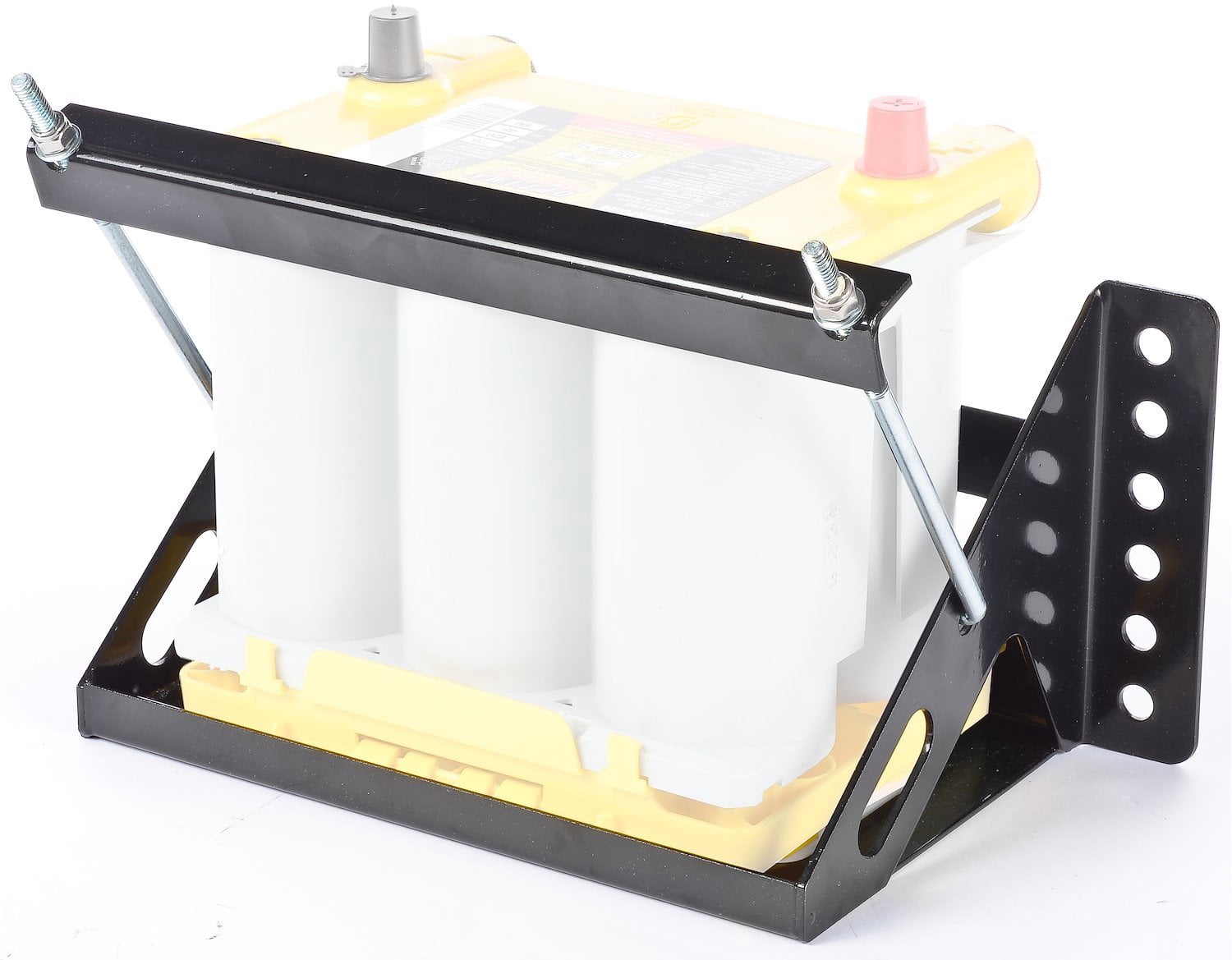 JEGS 10224 Bolt-On Battery Box 11 in. Wide (inside to inside) Fits Group 24 Batt