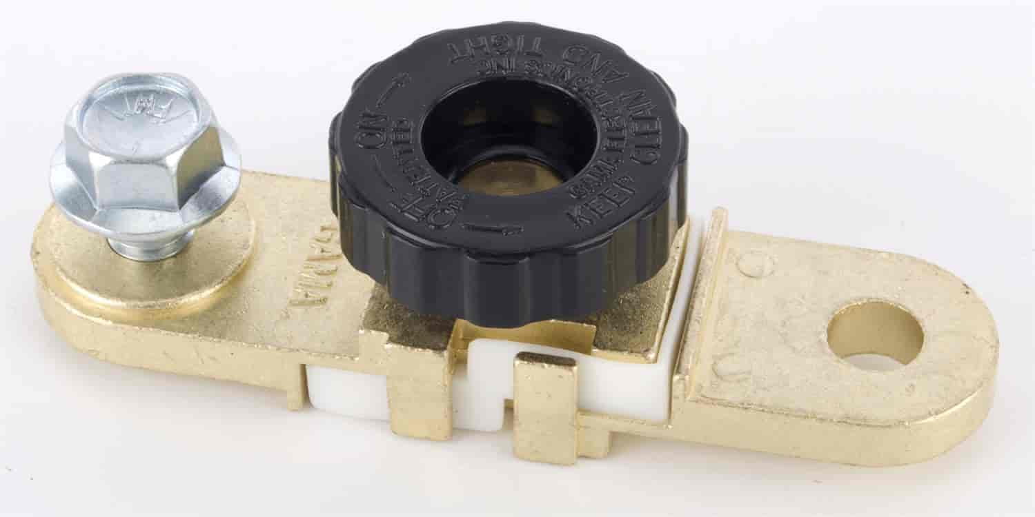JEGS 10318 Battery Terminal Disconnect Side Mount Straight Compact
