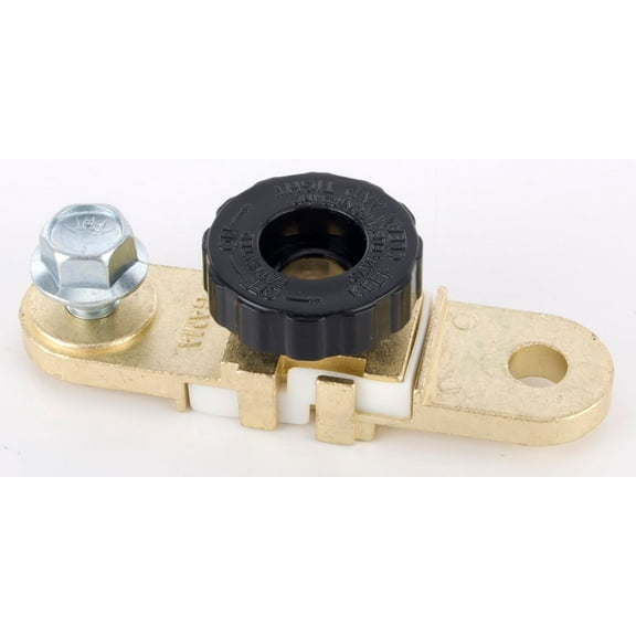 JEGS 10318 Battery Terminal Disconnect Side Mount Straight Compact Design Remova