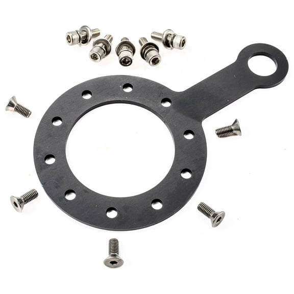 JEGS 10357 1 Position Steering Wheel Button Bracket Single 5/8 Switch Mounting H