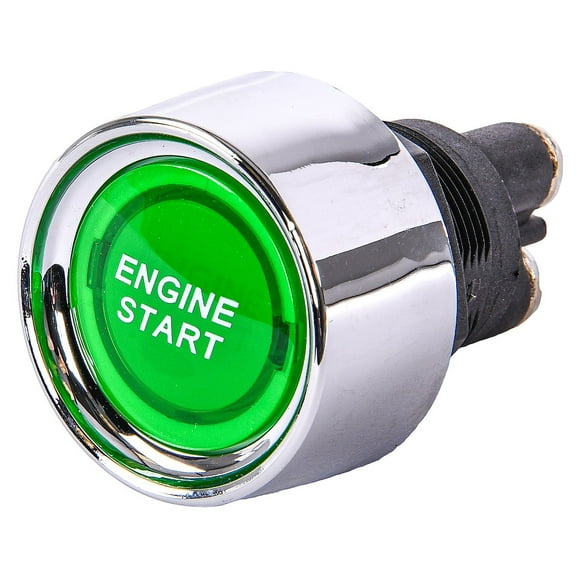 JEGS 10362 Push-Button Starter Switch 50 Amps @ 12V 7/8 in. Diameter Mounting Ho