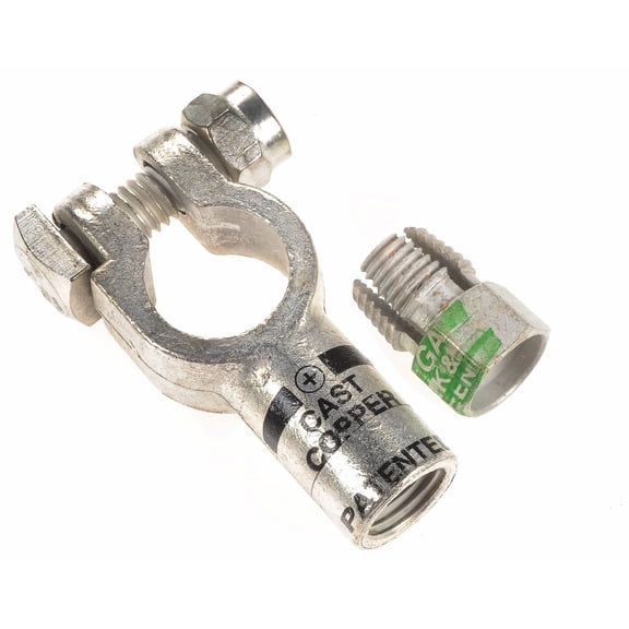 JEGS 10368 Top Post Compression Battery Terminal Positive Battery Terminal Use w