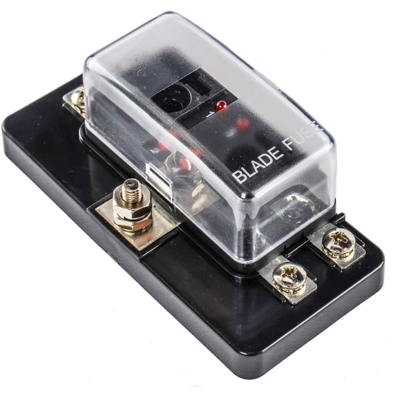 JEGS Standard Fuse Block with LED Indicators [4-Pole]